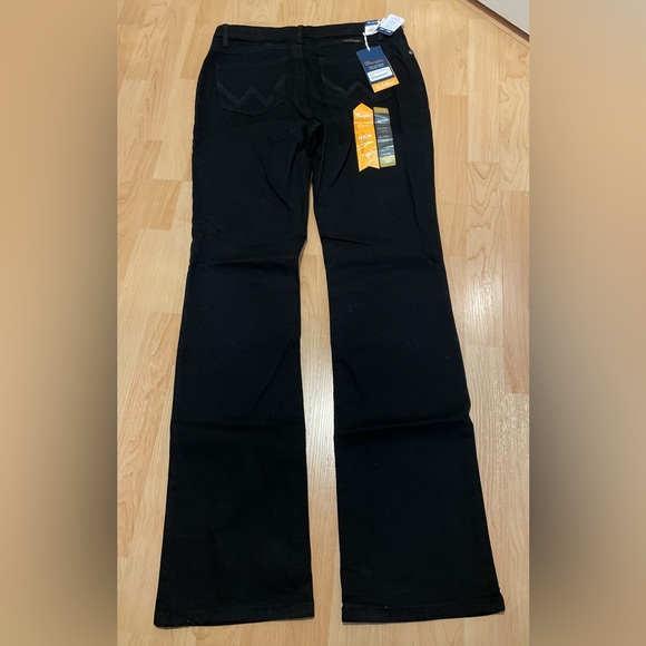 Wranglers NEW Bootcut Riding Black Wrangler URJ Willow Fremont Jeans 13 x36” NWT - Picture 3 of 5